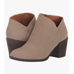 Lucky Brand Bellita Seneca Rock Embossed Nubuck Ankle Bootie
